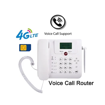 4G VoLTE Wifi Ruuter Juhtmeta Lauatelefoni Kõne Ruuteriga Hotspot Lairibaühenduse tavatelefoni Wireless Desktop Telefoni Sim-kaardi Pesa