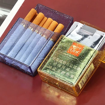 1TK Sigaret Box Juhul Plastikust Eco-sõbralik Automaatne Nupp Sigaret Kate Valdaja Konteineri Sigaret Kasti Partii