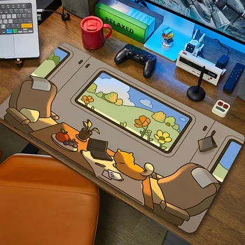 Armas Koer Shiba Inu Mouse Pad Office Arvuti Laua Mat Tabel Suur Lockedge Mängija Klaviatuuri Sülearvuti libisemiskindlad Matid Gamer Mousepad