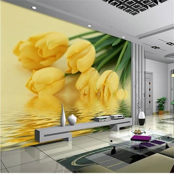 beibehang 3D stereoscopic televisiooni tausta tapeet elutoas, magamistoas seina lilled papier peint tapeet