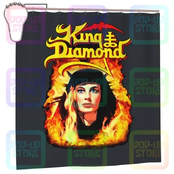 King Diamond Cd Cvr Surmaga Portree Mercyful Fate Dušš Kardin Vannituba Kardin Dušš 3d Trükitud Kodu Kaunistamiseks