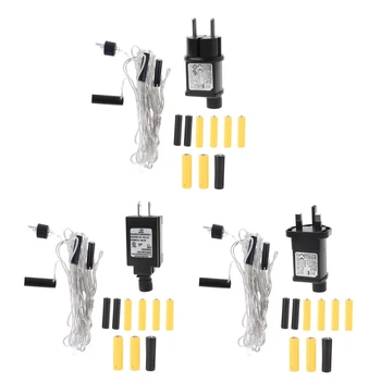 3-in-1 AA AAA Patarei Eliminators Toide Adapter LED/Mänguasja/Fänn P9JB
