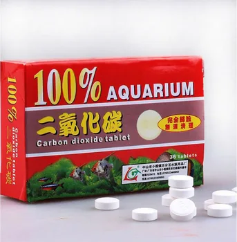 Co2 Tabletid 36 TAB Süsinikdioksiidi Istutatud Difuusor Tablett Lihtne ja Mugav Viis Anda Co2 Akvaariumi Taimi