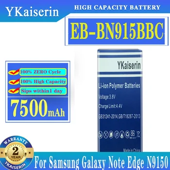 YKaiserin EB-BN915BBC 7500mAh Asendamine Aku Samsung Galaxy Märkus Serv N9150 N915 N915K N915L N915S N915X SM-N915 N915A