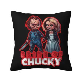 Chucky Ja Tiffany Padi Hirmutav Bride of Chucky Pehme Põhjamaade Viska Padi Kaane Decor Kodus Padjapüür