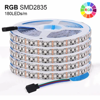 RGB LED Riba Tuled DC 12V SMD3535 Paindlik LED Lindi 60 120 180Leds/m Veekindel Lindi Diood Tuba Decor TV Backlight 5M/Rull