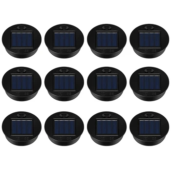 12 Pakk Asendamine Päikese Valgus Osad Päikese Valgus Asendamine Tops Veekindel LED-Solar-Panel Laterna Kaas Kerge Väljas