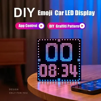 DIY RGB Smart LED Maatriks Pikslite Paneel Lambi 32 x 32 USB Graffiti Bluetooth App Kontrolli Koju, Tuba Decor Ekraanile Teksti, Auto Kuva