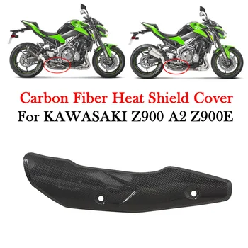 Näiteks KAWASAKI Z900 A2 Z900E 2017 - 2019 Mootorratta Heitgaaside süsinikkiust Heat Shield Kate Isolatsioon Anti-Scald Summuti Protector