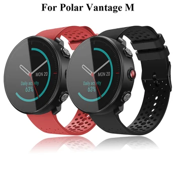 Silikoon Ametlik Bänd Polar Vantage M Sport Rihm Pehme Watchband Asendamine Smartwatch Käevõru Randme Hingav Käepael