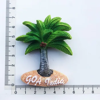 coconut palm külmkapimagneteid Reisi 3D Memorial Magnet Külmik