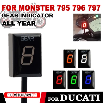Käik Indikaator Ducati Monster 795 796 797 Monster796 Corse Triip Monster795 Mootorratta Tarvikud 1-6 Käik Ekraan Arvesti