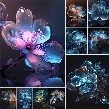 Päevavalgus Lilled Isiksuse DIY Täis Puurida Diamond Dekoratiivsed Värvimistööd