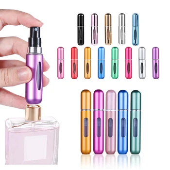 5/8ml Parfüümi Spray Pudel Mini Kaasaskantav Korduvtäidetavaid Alumiinium Pihusti Pudel Konteiner Parfüümi Täitke Reisi Kosmeetiline Vahend