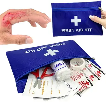 12tk/set Survival Kit First Aid Kit Veekindel Avarii Kott Kaasaskantav Kompaktne Ohutuse annab Laekaga Meditsiin Komplekt