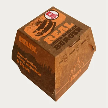 Kohandatud productBurger Kasti Custom Trükitud Kokkupandav Papp Hamburger Pakendi Paberi-Burger Box