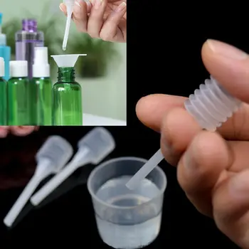 10 Tk Mini Vedel Õli Tilguti Parfüümi Difuusor Pudel Plastikust Üleandmise gradueeritud pipetid Lab Asjade 64mm