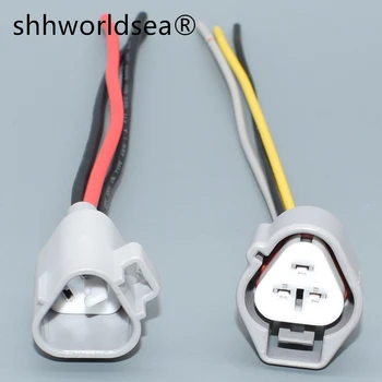 shhworldsea 3pin 2.2 mm naine auto ühenduspesa Toyota Camry Corolla Honda Accord Sobivad Civic Süütepool Plug 6189-0179