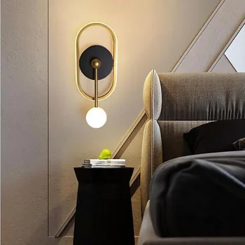 Kaasaegne Öölambid magamistoas seina lamp valgus luksus loominguline disain seina lamp Minimalistlik Rõdu, elutoas TV taust seina lamp