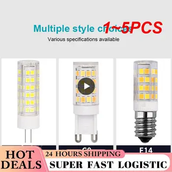 1~5TK G9 Lamp Pirn E14 AC220V 2835 SMD Chip Keraamilised LED Lamp 3W 5W 7W 9W 12W Asendada Halogeen Jaoks Lühter Energia