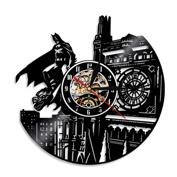 3D Art Vinyl Retro Rekord Kella Eksklusiivne Koomiksid Kingitus Sünnipäevaks Kingitus Meestele Movie Art Xmas Kingitus Idee Poistele Gotham Kell