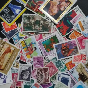 100 TK Kõik Eri Maailma Postmargid Koos Postitus Kaubamärk