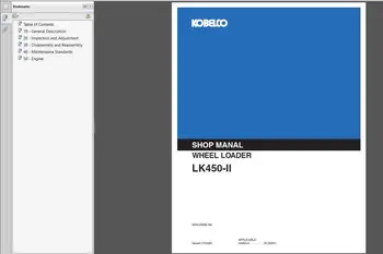 Kobelco Construction Machinery Uued Mudelid Teenuse Käsiraamatud-DVD 13.3 GB