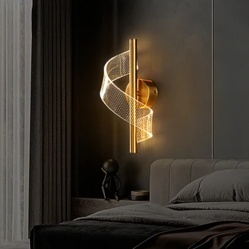 1 TK LED Seina Lamp sisevalgustus Kulla Kodu Öö elutuba Koridor Dekoratiivse Seina Lamp