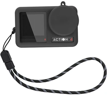 Eest DJI Tegevus 3/4 Action Kaamera karpi Kaamera Kokkupõrke-Silikoon Juhul Kaitsev Nahk Kaamera Kaitse Accessori