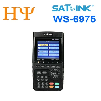 SATLINK WS-6975 WS6975 DVB-T, DVB-T2 Digitaalse Maapealse DVB-C Signaali Arvesti Finder koos MPEG-2/MPEG-4 H. 265