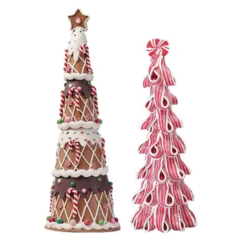 Mini Jõulupuu DIY jõulukaunistused Kommi, Kooki Kujuline Pehme PVC Kunstlik Laua Jõulupuu kodu kaunistamiseks