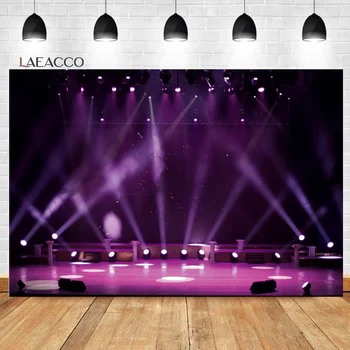 Laeacco Dance Bar Staadiumis Täitmiseks Valgustus Atmosfääri Isiku Tausta Beebi Kohandatud Plakat Portree Foto Tausta