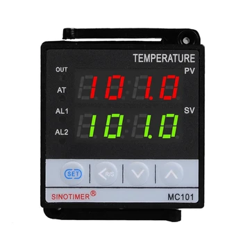 SINOTIMER MC101 Digitaalne Ekraan PID temperatuuriregulaator Celsius/Fahrenheit Režiimid Anduri Sisend Anduri NSV Väljund