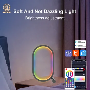 RGB LED laualambid Intelligentne, WIFI, Magic Värvi Töölauale Atmosfääri Kerge Magamistuba, elutuba Lamp Hasartmängude Töölaua Värvi Tuled