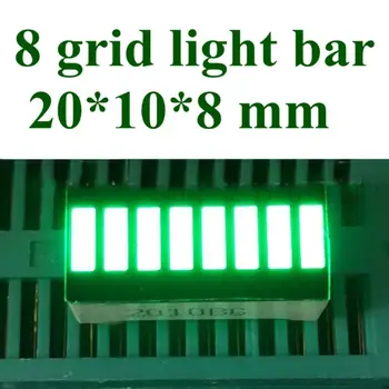 20pcs LED Riba Ekraani 8 Segmendi Puhas roheline Array Numbrid, LED Märke Kuvada tulpdiagramm Segmendi LED