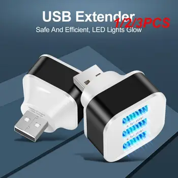 1/2/3TK Port USB Pesad Hub USB Adapter 3in1 2.0 Mitu USB Liides Sisend Auto USB Extender Auto Elektroonika Tarvikud