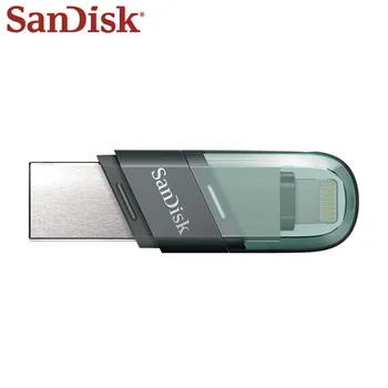 100% Originaal SanDisk Välk USB3.1 128GB USB Flash Drive iXpand Nautida Kardemon A-Tüüpi Lightning Port Memory Stick Pendrive