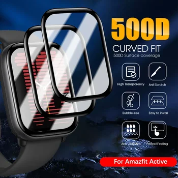 1-5tk Screen Protector for Amazfit Aktiivne Smartwatch Anti-scratch Film Täieliku Katvuse Ultra-HD kaitsekile (Mitte Klaasist)