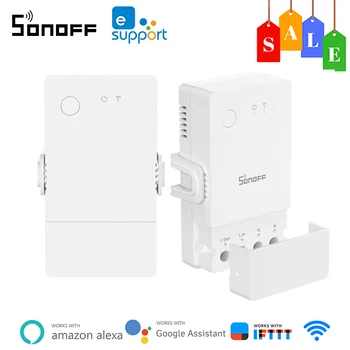 SONOFF POW Päritolu 16A Smart Power Meter Lüliti Moodul WiFi Smart Switch With Power Monitor Töötab Alexa Google Kodu