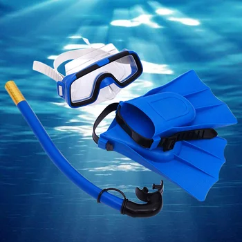 Fin Snorkel Set Sukelduda Snorkeling Käik Sukeldumine Prillid Snorkel Hingamine Toru Fin Sukelduda Lestad Veealuse Sukeldumine Akvalangiga