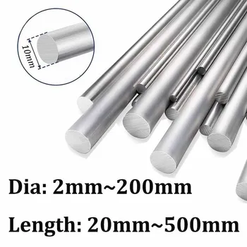 10tk~1tk 6061 Alumiinium Varras,Diameeter on 2-200mm Pikkus 20-500mm, Alumiinium Ring Baar,Hea Galvaanilise Omadused