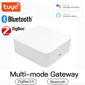 Tuya Zigbee Bluetooth Gateway Bluetooth Silma ZigBee Keskuses Töötavad App Kontrolli Smart life Support Alexa/Google Smart Home Sild