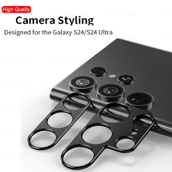 Alumiinium Kaamera Protector Kate Samsung Galaxy S24 Ultra Plus S 24 + 24Ultra s24ultra Metallist Tagasi Objektiivi Rõngas Juhul coques