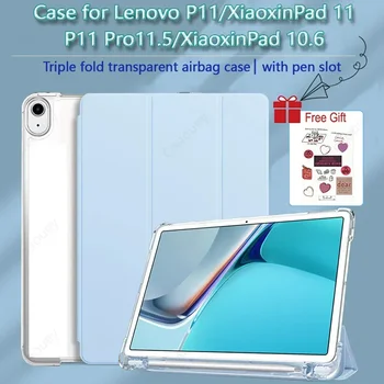 Koos Pliiatsi Hoidja puhul Lenovo P11 Xiaoxin Pad J606 Pro11.5 J706 Kaas M10 Plus(3rd Gen) Xiaoxin Pad 10.6 Smart Case