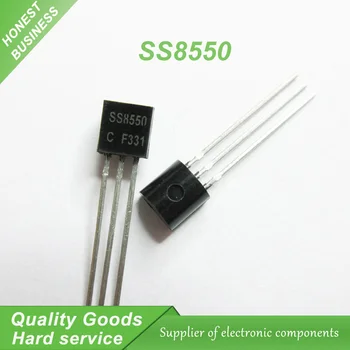 50tk S8550 8550 SS8550 Bipolaarne Transistors - BJT TO92 PNP 2W A/P-92 uus originaal