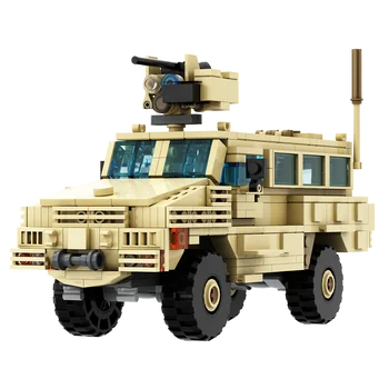 Gobricks KES RG-31 Mk.Cat 5E.1 MRAP DIY Mudel Tellised Minu-resistant Ambush Protected Sõjalise Sõiduki ehitusplokk Mänguasjad Kingitus