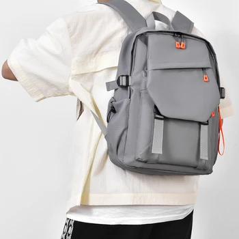 2023 Uus meeste seljakott multifunktsionaalne veekindel kott Meeste äri sülearvuti seljakott laadimine USB kott Nailon vabaaja seljakott