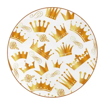 Golden Royal Crown Muster Must Ring Keraamiline Mäed, Kohandatud Kingitus Sünnipäevaks, Rannasõidulaevade Joogid Komplekt 1, Housewarming