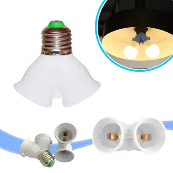 E27 Lamp Omanik Konverteri Adapter LED Lamp Mais Lamp Kruvi E27 LED Baasi Valguse Lamp Pirn, Sokkel E27, Et 2-E27 Splitter