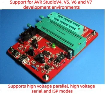 AVR kõrgepinge Programmeerija, kõrgepinge Serial USB to Serial Port, ISP STK500 Neli Ühes Paralleelselt